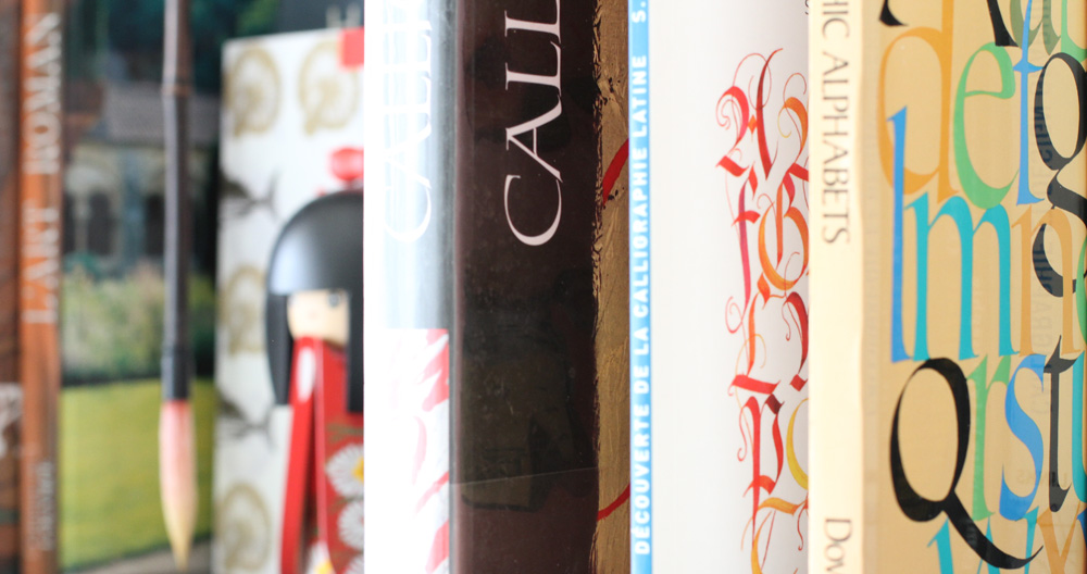 Des livres sur la calligraphie
