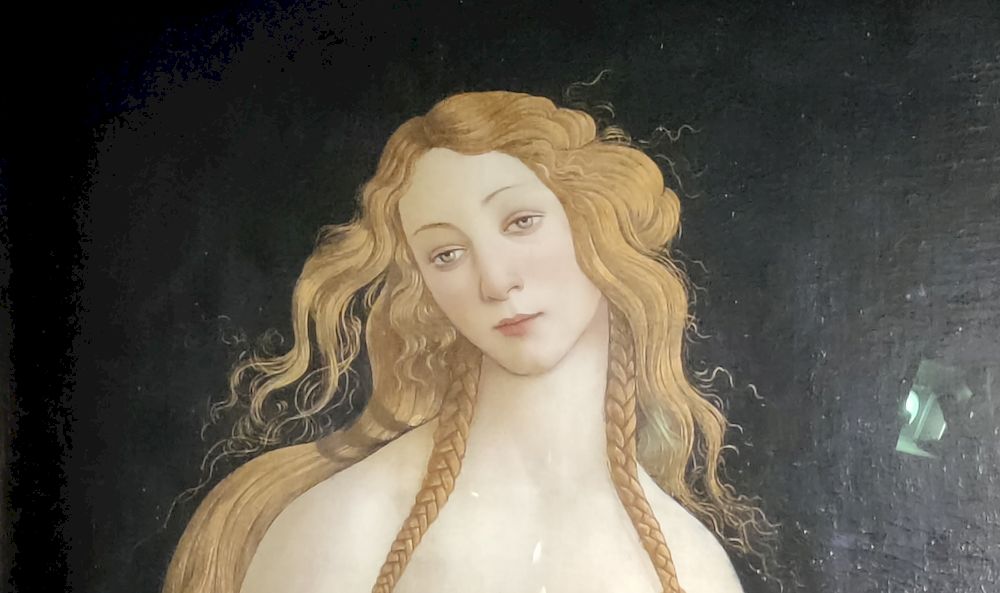 Peinture d'un visage de femme